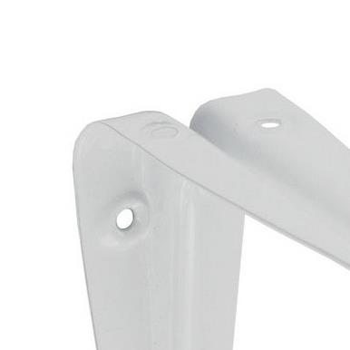 Securit B7002 White Shelf Bracket 125 x 100mm Box of 20
