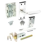 Securit DP3078 Aluminium Internal Latch Handle Door Pack