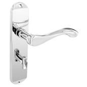 Smiths LB22CP-P Europa Bathroom Handles Chrome Plated 180 x 39 x 11mm Visipacked