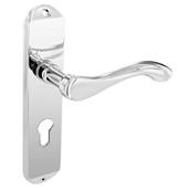 Smiths LB23CP-P Europa Euro Handles Chrome Plated 180 x 39 x 11mm Visipacked