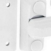 Securit S1042 Door / Window Jammer White 65mm