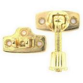 Securit S1048 Sash Window Fastener Brass