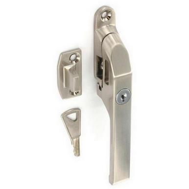 Securit S1077 Locking Casement Fastener Brushed Nickel 125mm