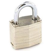 Securit S1114 Laminated Padlock Brass Cylinder 30mm