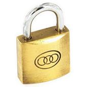 Securit S1172 Tricircle Brass Padlock 20mm