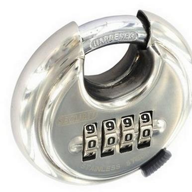 Securit S1201 Resettable Discus  Code Lock Stainless Steel 70mm
