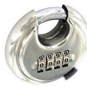 Securit S1201 Resettable Discus  Code Lock Stainless Steel 70mm