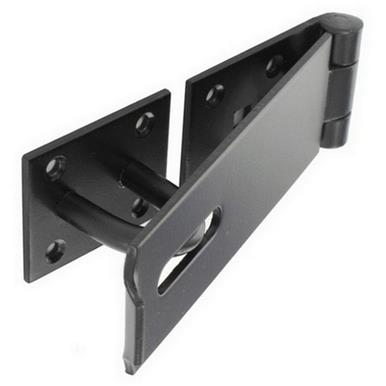 Securit S1435 Heavy Duty Safety Hasp & Staple Black 190mm