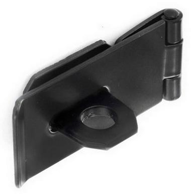 Securit S1444 Safety Hasp & Staple Black 75mm