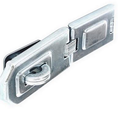 Securit S1449 Flexible Hinged Hasp & Staple Zinc Plated 150mm