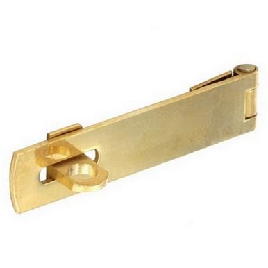 Securit S1464 Safety Hasp & Staple Brass 75mm