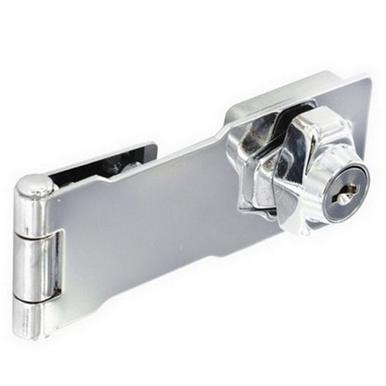 Securit S1481 Locking Hasp Cylinder Action Chrome 115mm