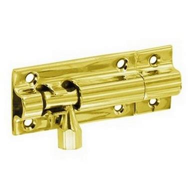 Securit S1522 Door Bolt Brass 1&quot; Wide 50mm