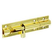 Securit S1524 Door Bolt Brass 1&quot; Wide 75mm