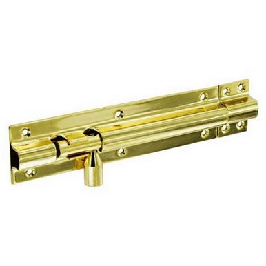 Securit S1526 Door Bolt Brass 1&quot; Wide 150mm