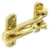 Securit S1628 Security Door Guard Brass 110mm