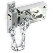 Securit S1637 Door Chain & Bolt Chrome 80mm