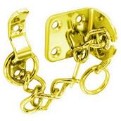 Securit S1642 Narrow Door Chain Polished Brass 44mm
