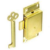 Securit S1672 Cupboard Lock 2 Keys Brass 63mm
