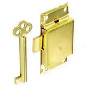 Securit S1672 Cupboard Lock 2 Keys Brass 63mm