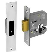 Securit S1855 Euro Deadlock Nickel Plated 63mm