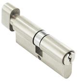 Securit S2043 Euro Thumb Cylinder Nickel Plated 30 x 30mm