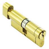 Securit S2094 Anti-Snap Euro Thumb Cylinder Brass 35 x 35mm