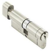 Securit S2097 Anti-Snap Euro Thumb Cylinder Nickel Plated 50 x 50mm