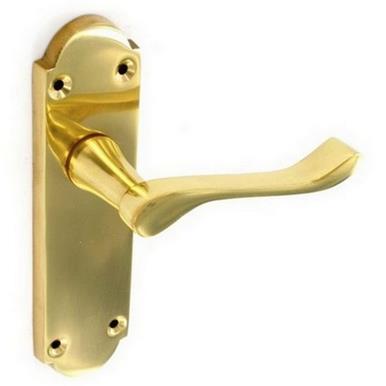 Securit S2213 Victorian Brass Regency Latch Handles 165mm