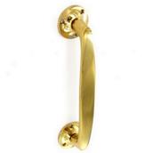 Securit S2225 Victorian Brass Pull Handle 125mm