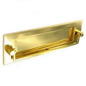 Securit S2233 Victorian Brass Letter Plate 250mm