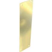 Securit S2242 Victorian Brass Light Duty Finger Plate 300mm