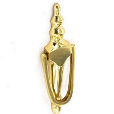 Securit S2276 Victorian Brass Slim Knocker 200mm * Clearance *