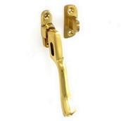 Securit S2295 Victorian Brass Casement Fastener 105mm