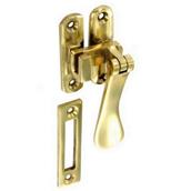 Securit S2297 Victorian Brass Casement Fastener 100mm