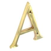 Securit S2510 Brass Letter A 75mm