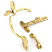 Securit S2539 Brass Suffolk Latch Set * Clearance *