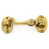 Securit S2550 Cabin Hook Silent Type Brass 75mm