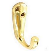 Securit S2566 Robe Hook Brass 50mm