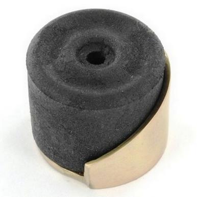 Securit S2569 Shielded Door Stop Brass 38mm