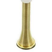 Securit S2571 Spring Door Stop Brass 75mm