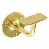 Securit S2575 Handrail Bracket Brass 63mm