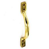 Securit S2580 Sash Handle Brass 125mm