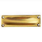 Securit S2660 Brass Flush Pull 90mm