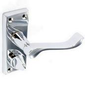 Securit S2703 Chrome Scroll Privacy Handles 115mm