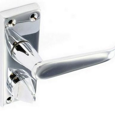 Securit S2708 Chrome Flat Privacy Handles 115mm