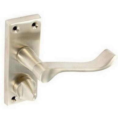 Securit S2723 Brushed Nickel Scroll Privacy Handles 115mm