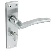 Securit S2778 Nova Satin Chrome Bathroom Handles 167mm * Clearance *