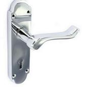 Securit S2910 Richmond Chrome Lock Handles 170mm