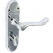 Securit S2912 Richmond Chrome Bathroom Handles 170mm